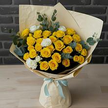 Букет цветов из:  Розы #REPLACE_PRED# Дагестанских огнях