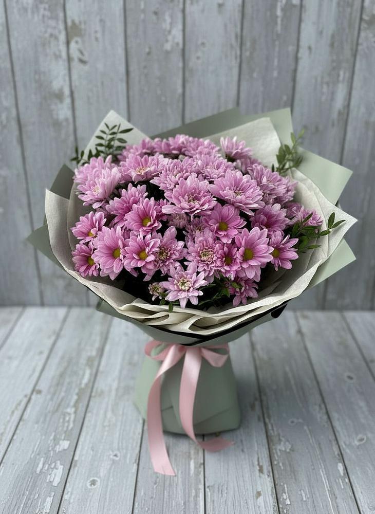 Букет цветов из: Хризантемы в Дагестанских огнях