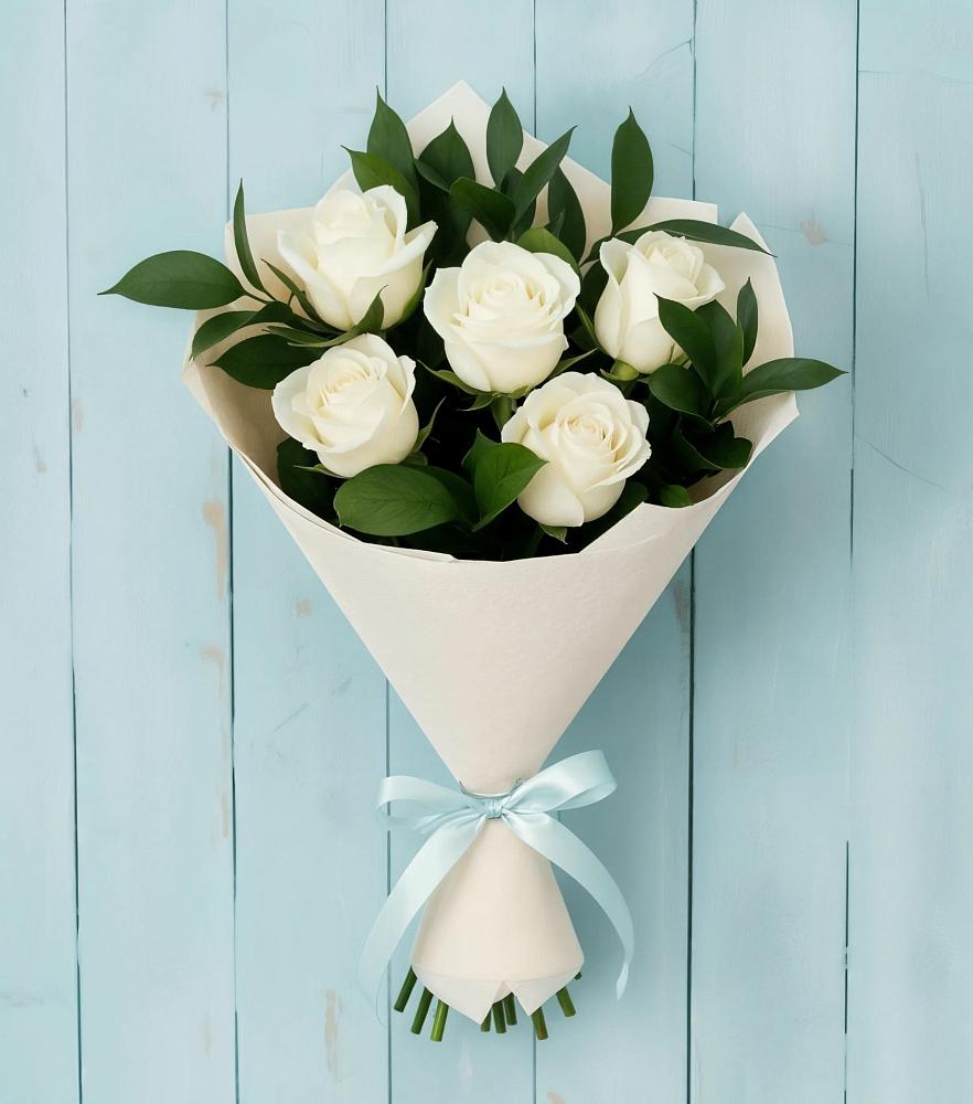 Букет цветов из: Розы в Дагестанских огнях