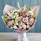 Букет цветов из: Альстромерии и Розы в Дагестанских огнях