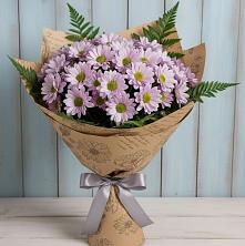 Букет цветов из:  Хризантемы в Дагестанских огнях