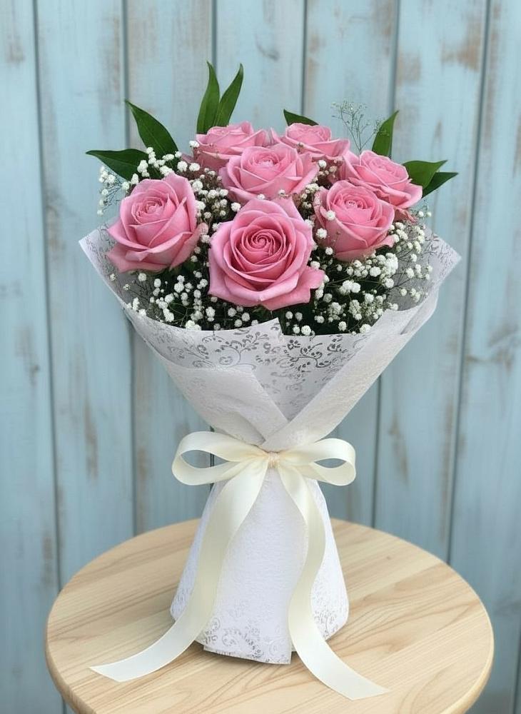 Букет цветов из: Розы в Дагестанских огнях