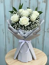 Букет цветов из:  Розы в Дагестанских огнях