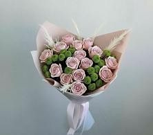 Букет цветов из:  Розы и Хризантемы в Дагестанских огнях