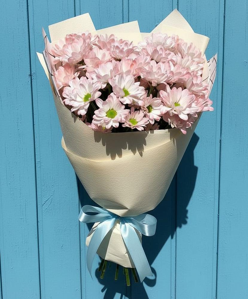 Букет цветов из: Хризантемы в Дагестанских огнях