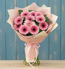 Букет цветов из:  Герберы #REPLACE_PRED# Дагестанских огнях